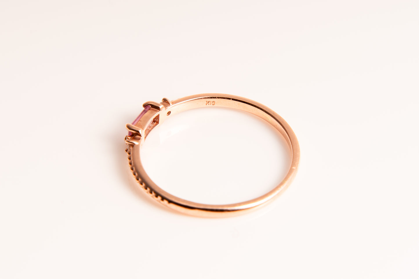 桜の宝石、K10PG×ピンクトルマリンの上品な輝き